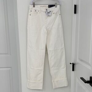 American Eagle Outfitters High Rise Women Jeans - white